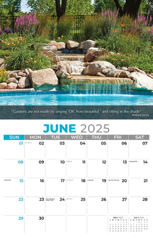 Galleria Wall Calendar 2025 Flowers & Gardens