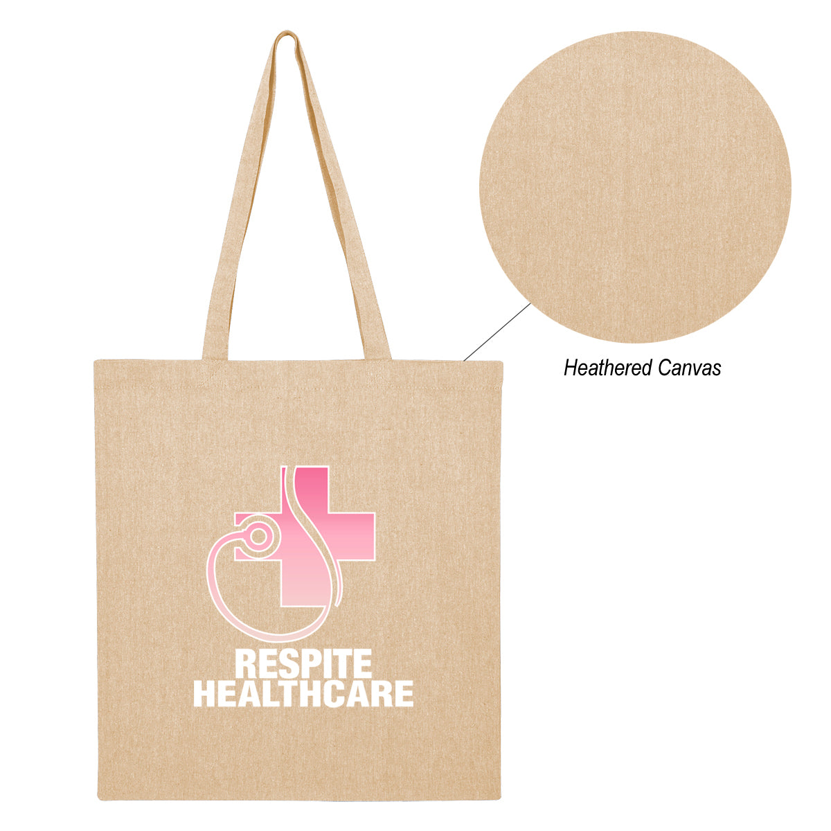 Harlow Heathered Tote Bag