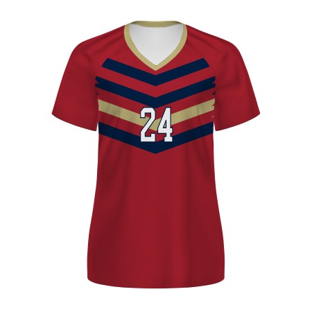High Five Ladies' Freestyle Sublimated Turbo V-Neck Soccer Jersey