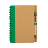 Eco-inspired Spiral Notebook & Pen