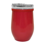 8 Oz. Glass And Stainless Steel Wine Tumbler