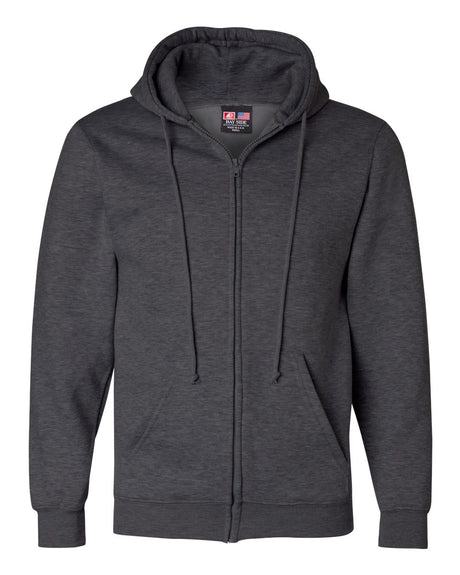 Bayside USA-Made Full Zip Hooded Sweatshirt