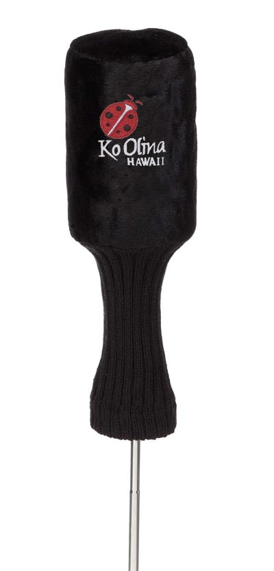 Plush Black Golf Head Cover