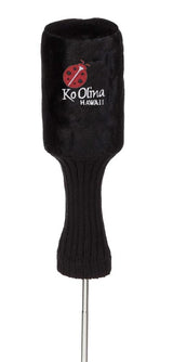Plush Black Golf Head Cover