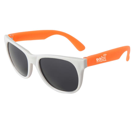 Neon Sunglasses w/White Frame