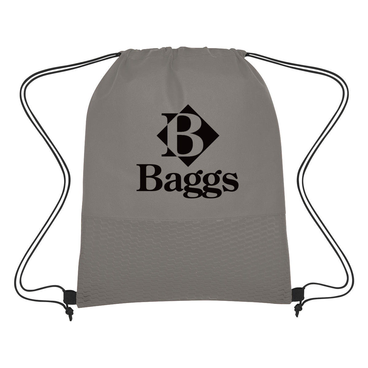 Wave Design Non-woven Drawstring Bag