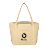 Medium Cotton Canvas Yacht Tote Bag
