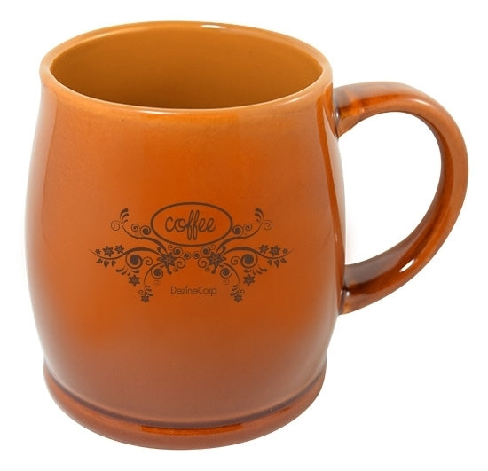Umea 16oz reactive terra cotta mug in Ripple gift box
