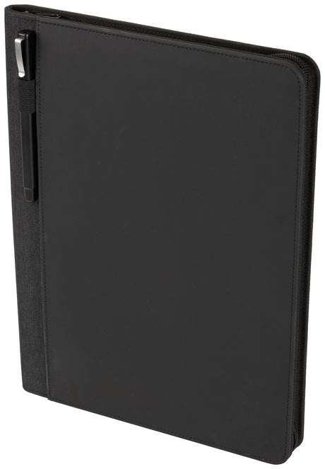 Vienna Heathered Zippered Padfolio w FSC® Mix Pape