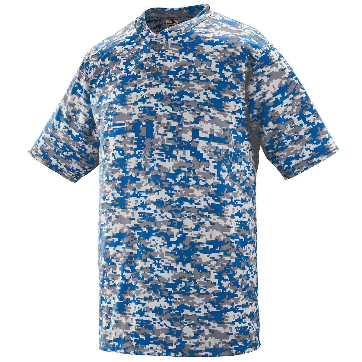 Youth Digi Camo Wicking Two-Button Jersey
