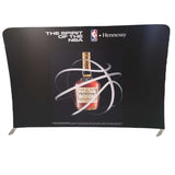 48Hr Quick Ship -10'W x 90"H EuroFit Straight Wall Display Kit with Full Color Graphics Double Sided