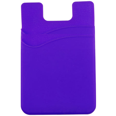 Dual Packet Silicone Cell Phone Sleeve with Adhesive Backing