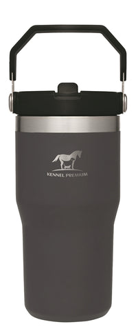 Stanley® IceFlow 20oz Flip Straw Tumbler, grey - Etched