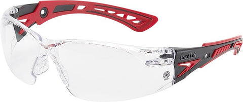 Bollé Rush Plus Temple RED Lens Clear