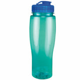 24 Oz. Contour Translucent Bottle w/ Flip Top Lid