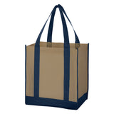 000440 Non-woven Two-tone Shopper Tote Bag