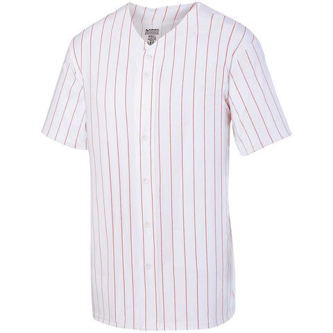 Youth Pinstripe Full-Button Jersey