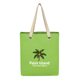 Vibrant Cotton Canvas Tote Bag