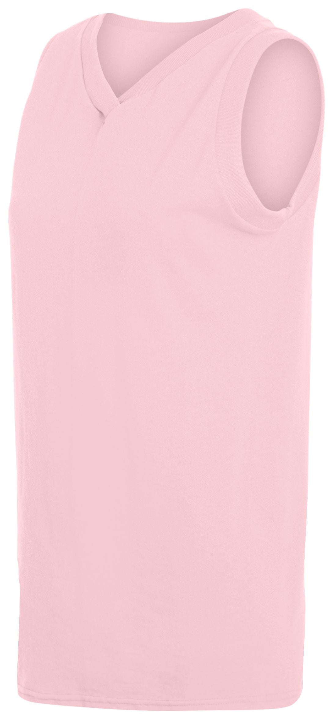 Ladies' Sleeveless V-Neck Poly/Cotton Jersey