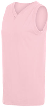 Ladies' Sleeveless V-Neck Poly/Cotton Jersey