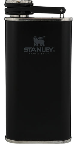 Stanley® stainless steel wide mouth flask 8oz black