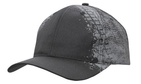 Breathable Poly Twill Cap w/Tire Print