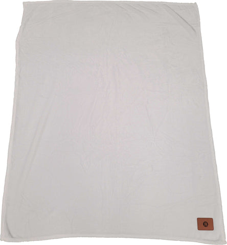 72 Hr Fast Ship - Plush and Cozy Mink Flannel Fleece Blanket, 50x60, with Lasered logo patch