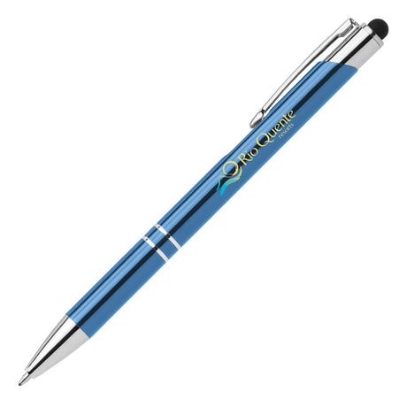Tres-Chic w/Stylus - ColorJet - Full Color Metal Pen