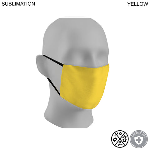 Personalized Sublimated 2ply Antimicrobial Cloth Face mask available in EVERY COLOR
