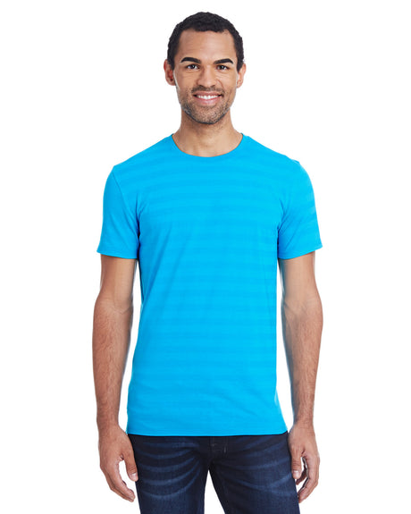 THREADFAST Men's Invisible Stripe Short-Sleeve T-Shirt