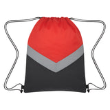 Reflective Stripe Drawstring Sports Pack