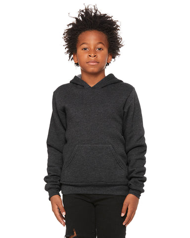 BELLA+CANVAS Youth Sponge Fleece Pullover Hooded Sweatshirt