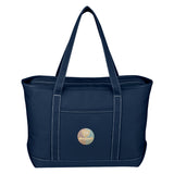 Large Cotton Canvas Yacht Tote Bag