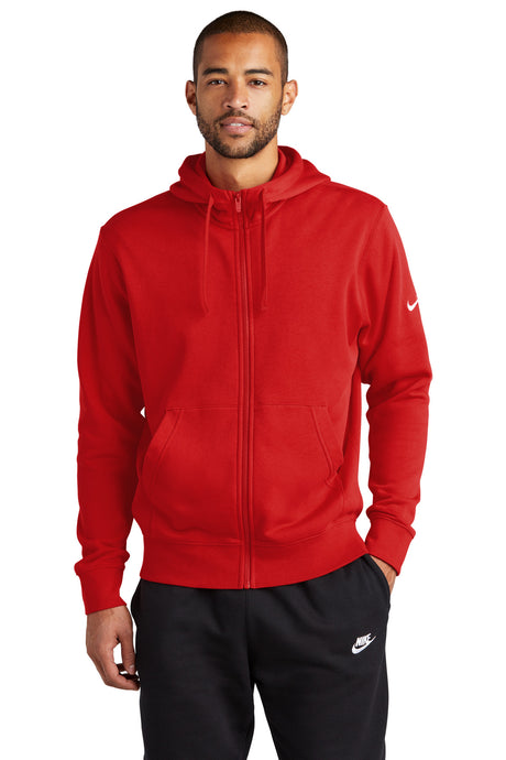 Nike Club Fleece Sleeve Swoosh Full-Zip Hoodie