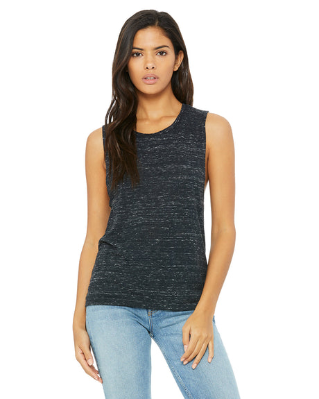 BELLA+CANVAS Ladies' Flowy Scoop Muscle Tank