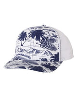 000458 Richardson® Patterned Snapback Trucker Cap