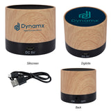 Allegro Wood Grain Wireless Speaker