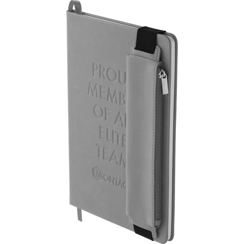 FUNCTION Office Hard Bound Notebook With Pen Pouch