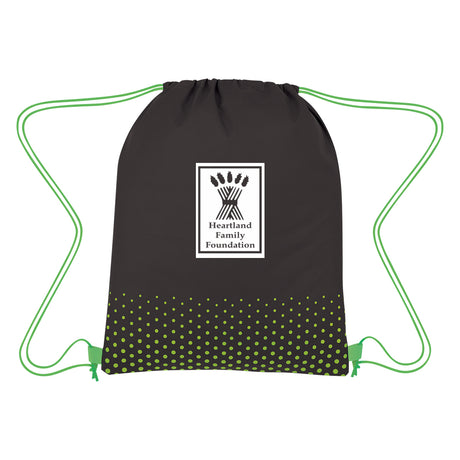 Connect The Dots Non-woven Drawstring Bag