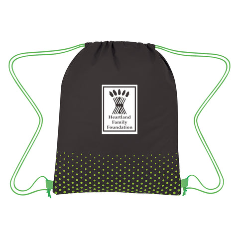 Connect The Dots Non-woven Drawstring Bag