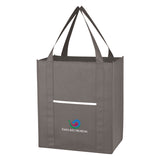 Non-woven Wave Shopper Tote Bag