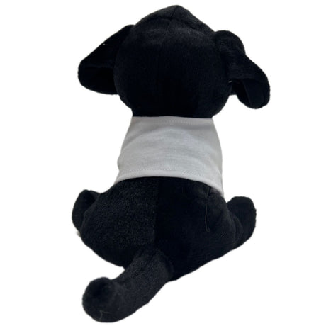 Onyx 8" Black Labrador Plush Dog Canine Collection