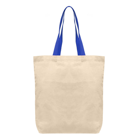 Tonga - 5 oz Natural Cotton Tote w/ Color Straps