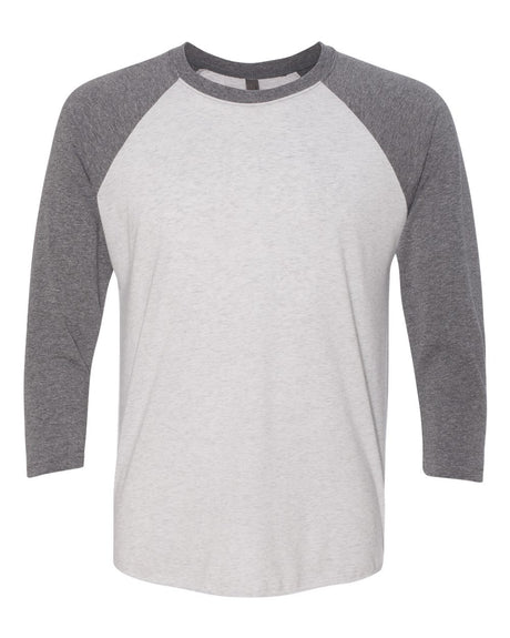 000046 Next Level Unisex Triblend Three-Quarter Sleeve Raglan Shirt