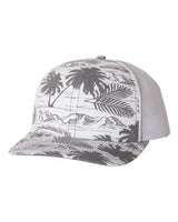 000458 Richardson® Patterned Snapback Trucker Cap