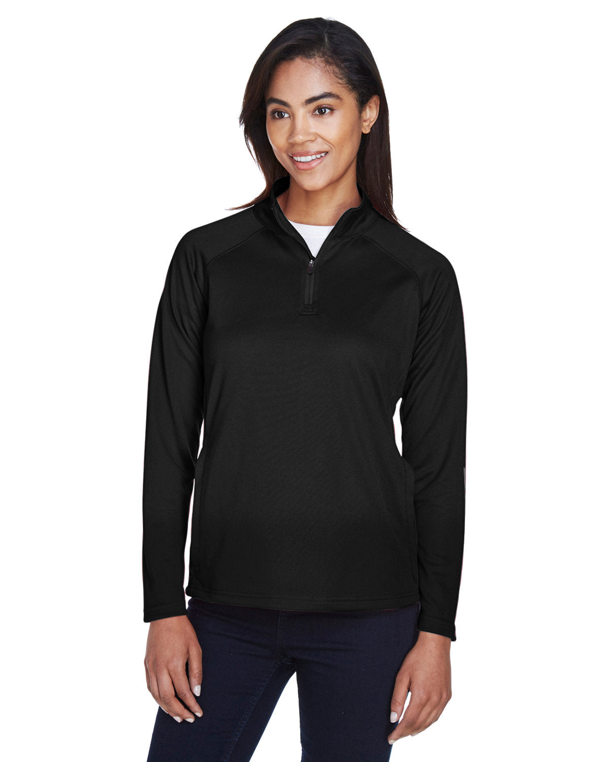 DEVON AND JONES Ladies' Stretch Tech-Shell® Compass Quarter-Zip