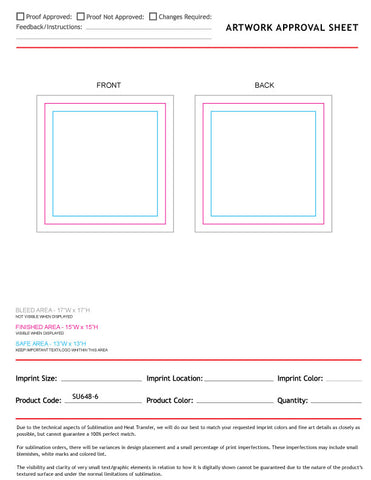 Microfiber Dri-Lite Suede Shammy Cooling 2-Tone Towel, 15x15, Sublimated Edge to Edge 2 sides