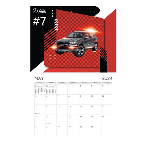 Stapled Appointment Wall Calendar