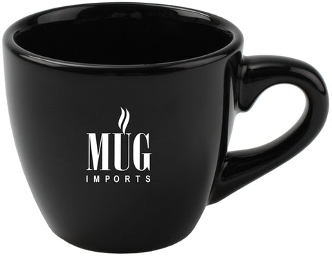 Piccolo espresso mug 3.5oz black vitrified
