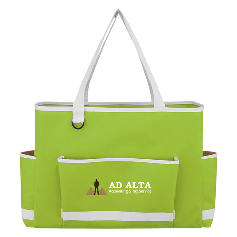 Tri-pocket Tote Bag